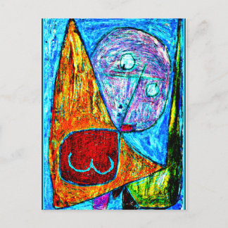 KLEE - Angel Still-feminin, 1939 Kunstwerke Postkarte