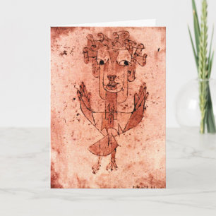 Klee - Angelus Novus (Neuer Engel) Karte