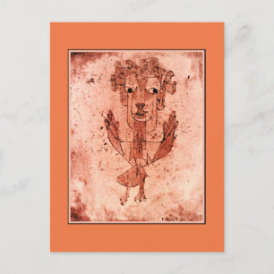 Klee - Angelus Novus (Neuer Engel) Postkarte