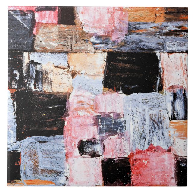 Klee - Aufstieg einer Stadt Fliese (Vorderseite)