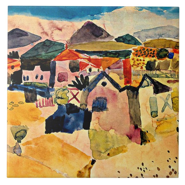 Klee - Aussicht auf Saint Germain Fliese (Vorderseite)