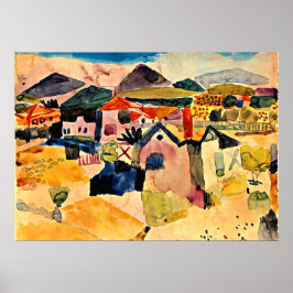 Klee - Aussicht auf Saint Germain Poster