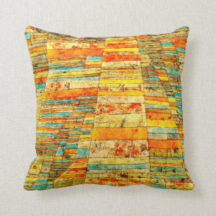 Klee - Autobahnen und Byways Kissen