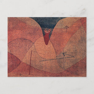 Klee - Aviäre Evolution, abstrakte Kunst, Postkarte