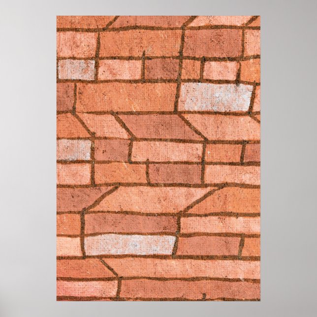 Klee - Barackensiedlung Poster (Vorne)