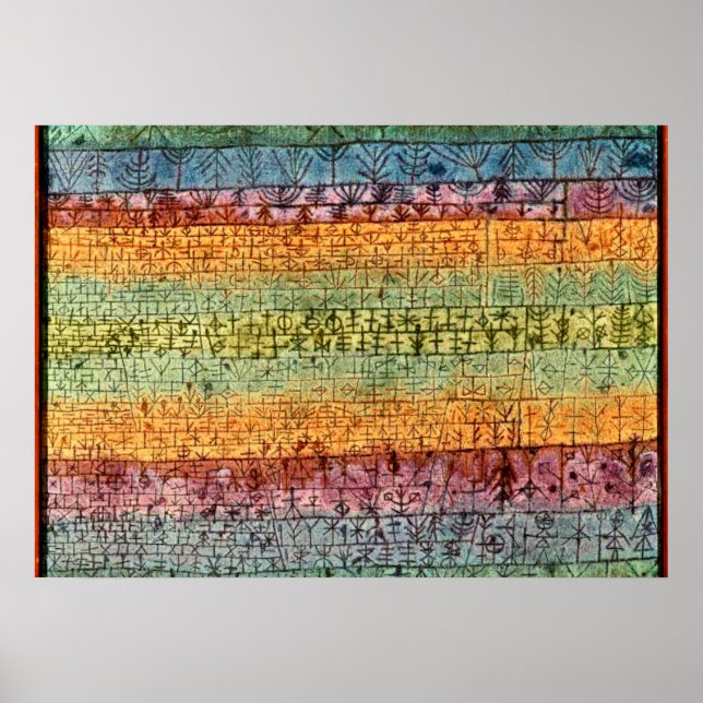 Klee - Baumschule Poster (Vorne)
