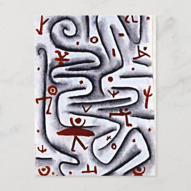 Klee - Bereich hoher Spirituosen Postkarte (Vorderseite)