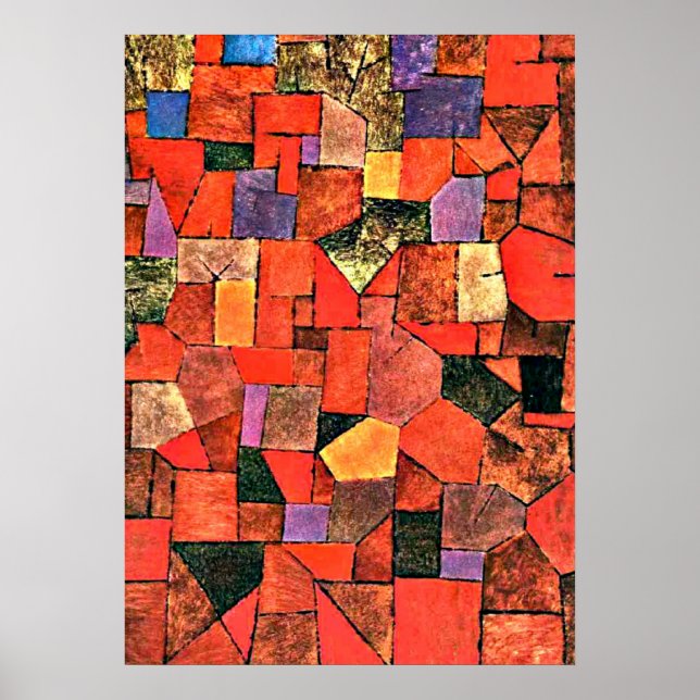 Klee - Bergdorf Poster (Vorne)