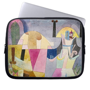 Klee Black Columns Bauhaus Laptop Hülle Laptopschutzhülle