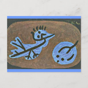 Klee - Blue Bird-Pumpkin Postkarte