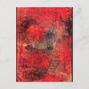 Klee - Bühne Probe Postkarte