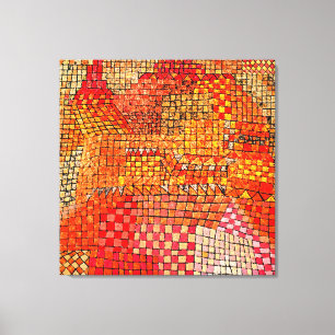 Klee - Burg Kr. Leinwanddruck