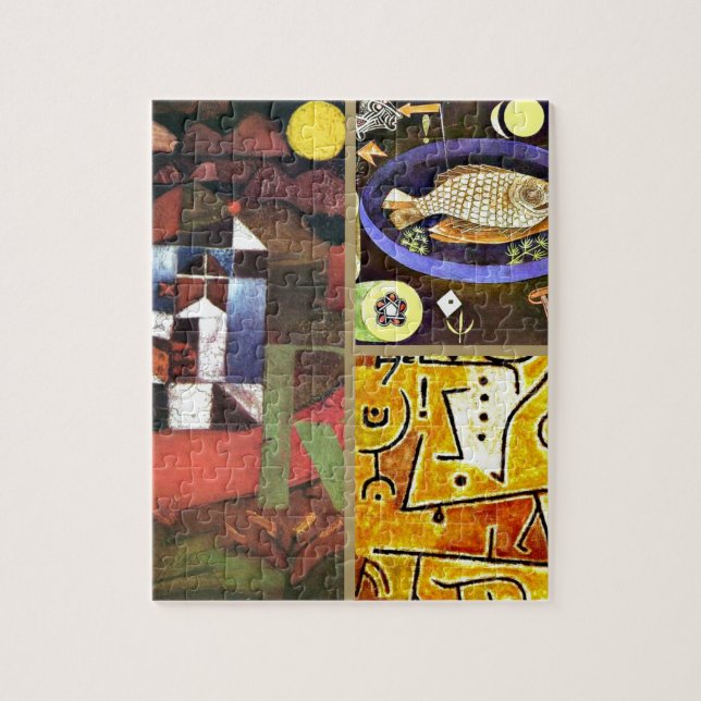 Klee Collage Puzzle (Vertikal)