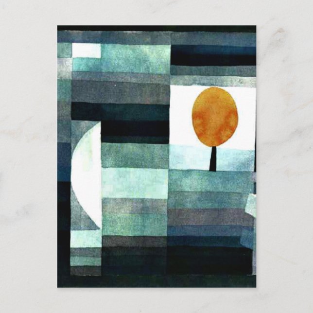 Klee - Der Gesandte des Herbstes Postkarte (Vorderseite)