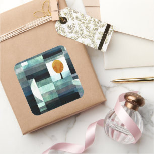 Klee - Der Gesandte des Herbstes Quadratischer Aufkleber