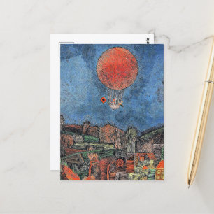 Klee - Der Luft-Ballon Postkarte