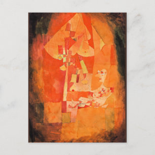 Klee - Der Mann unter der Birne Postkarte