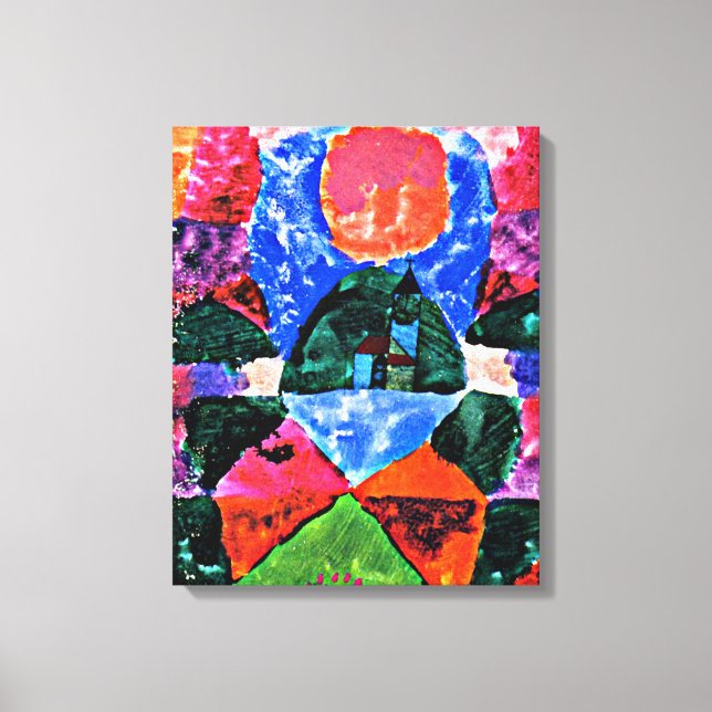 Klee - Ein Druck auf Tegernsee Leinwanddruck (Vorderseite)