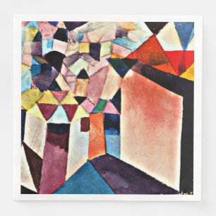 Klee - Einblick in eine Stadt Serviette