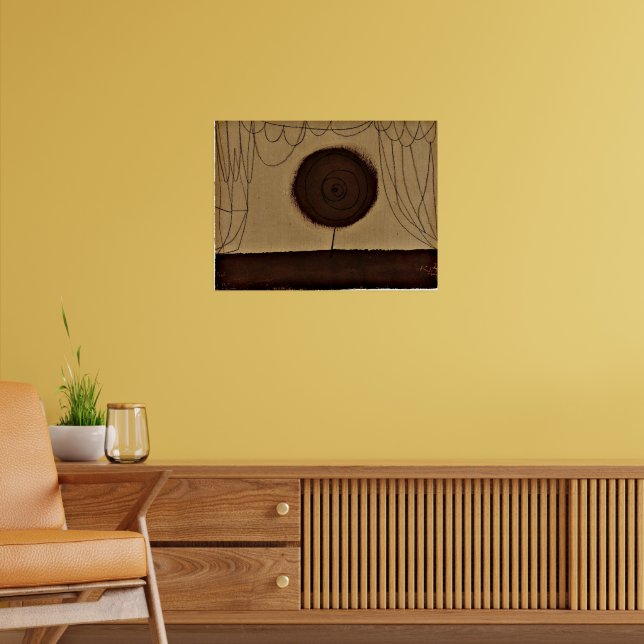 Klee - Eine Blume Poster (Wohnzimmer 2)