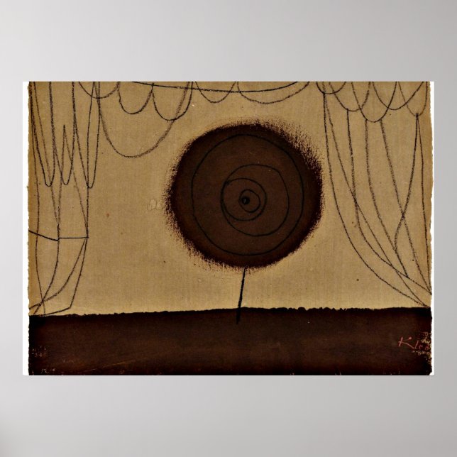 Klee - Eine Blume Poster (Vorne)