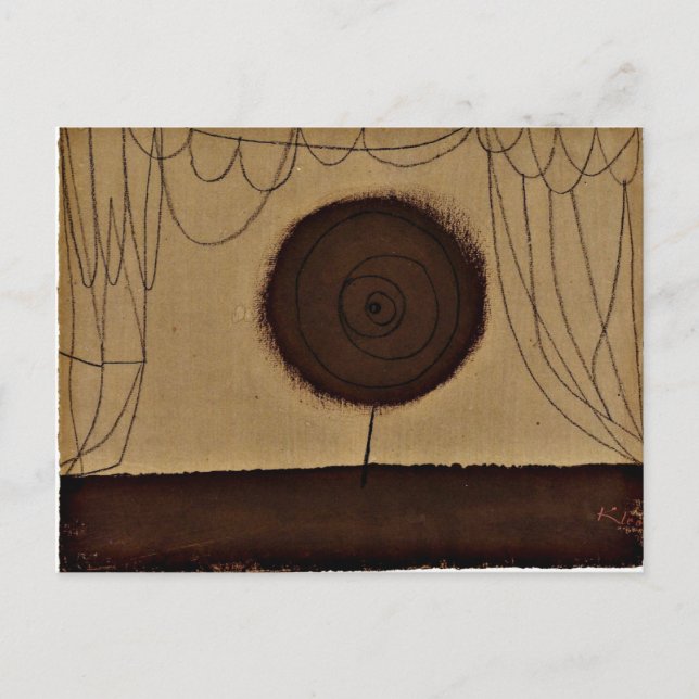 Klee - Eine Blume Postkarte (Vorderseite)