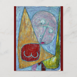 Klee - Engel noch feminin Postkarte