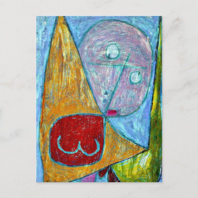 Klee - Engel Still Feminine Postkarte (Vorderseite)