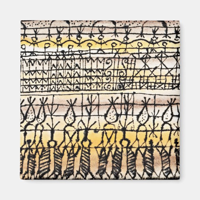 Klee - ERA. Kühlung in einem warmen Garten Magnet (Vorne)