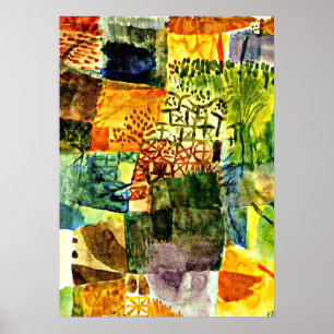 Klee - Erinnerung an einen Garten Poster