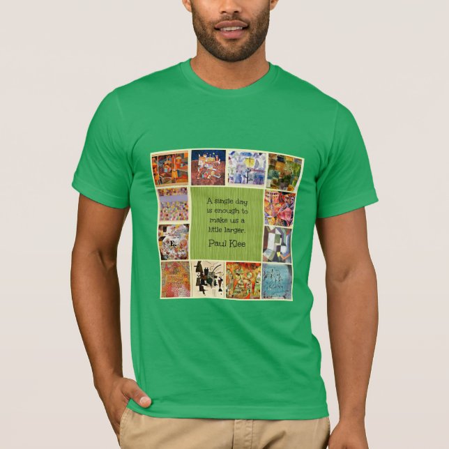 Klee - Farbige Collage T-Shirt (Vorderseite)