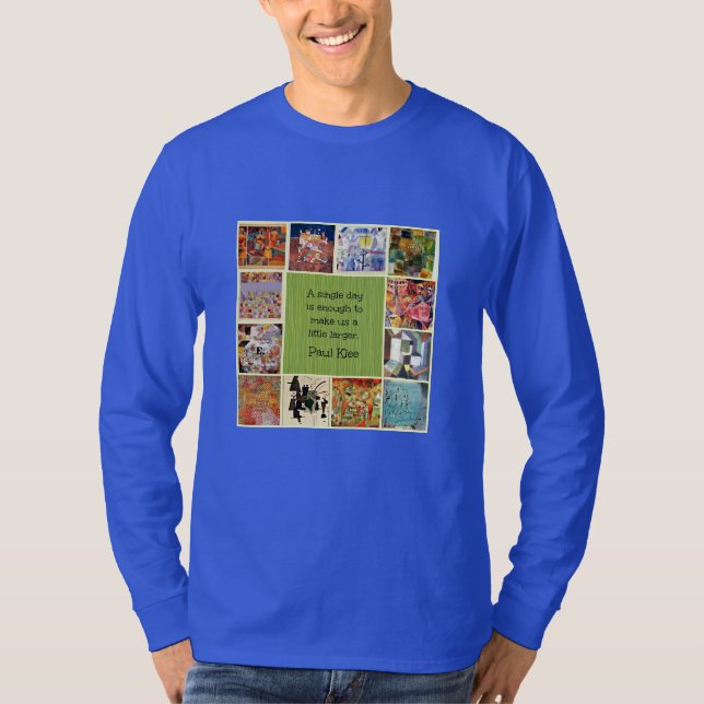 Klee - Farbige Collage T-Shirt (Vorderseite)