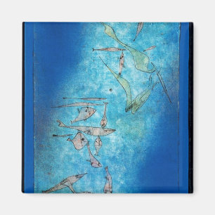 Klee - Fischbild Magnet