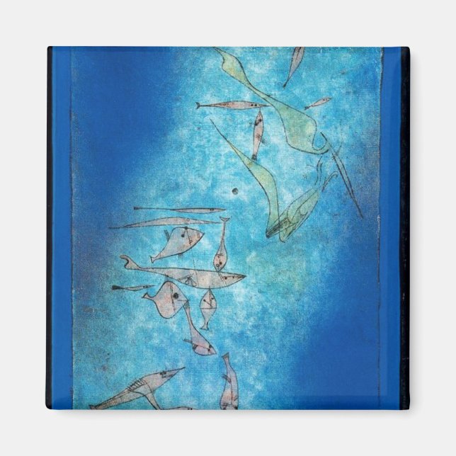 Klee - Fischbild Magnet (Vorne)