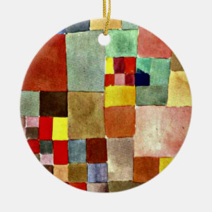 Klee - Flora auf Sand Keramik Ornament
