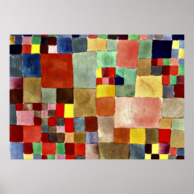 Klee: Flora auf Sand Poster (Vorne)