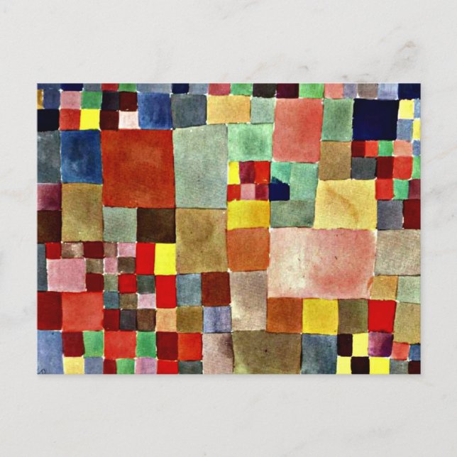 Klee - Flora auf Sand Postkarte (Vorderseite)