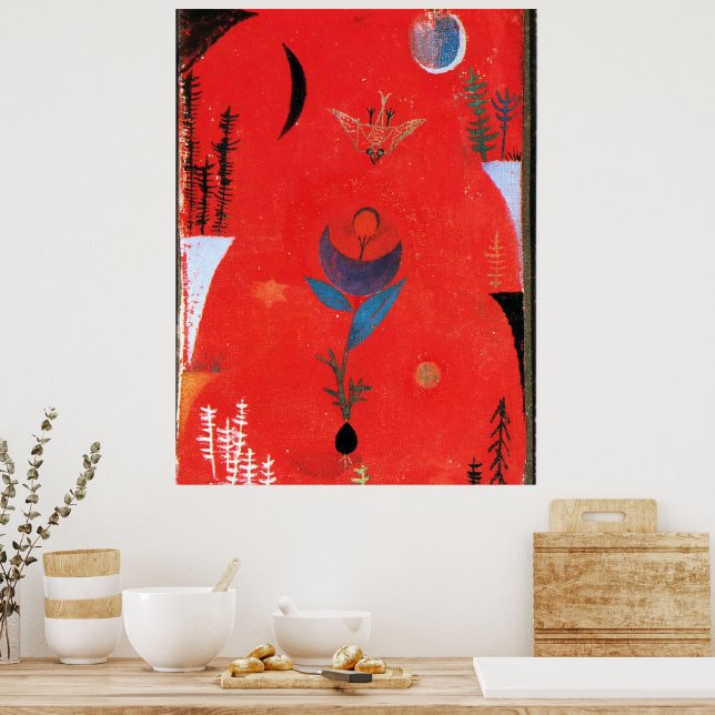 Klee - Flower Myth Poster (Küche)