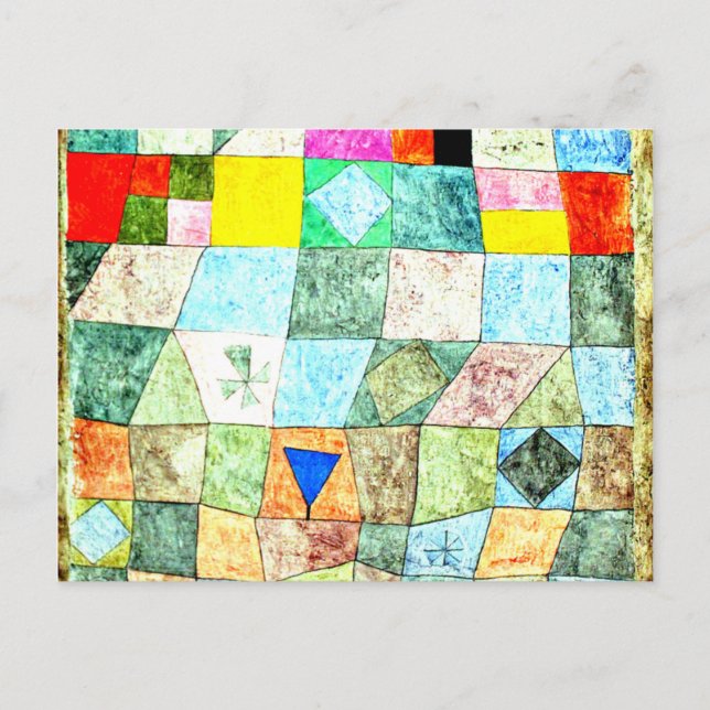 Klee - Freundliches Spiel Anagoria Postkarte (Vorderseite)