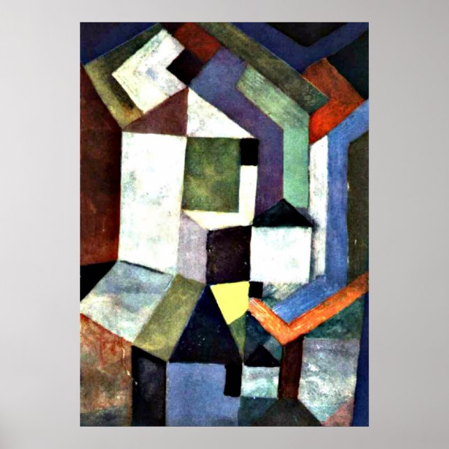 Klee - Fromme nördliche Landschaft Poster (Vorne)