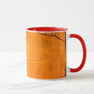 Klee - Früchte auf Rot Tasse