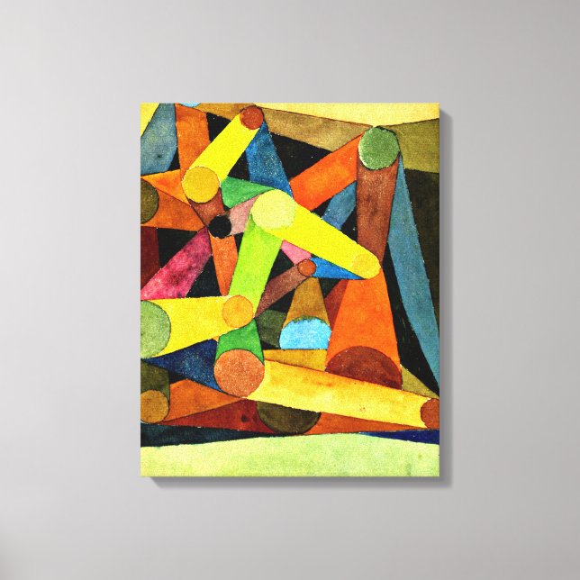 Klee - Gebirge geöffnet Leinwanddruck (Vorderseite)
