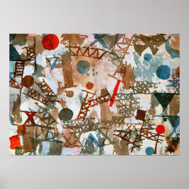 Klee - Gedanken über Schlacht Poster