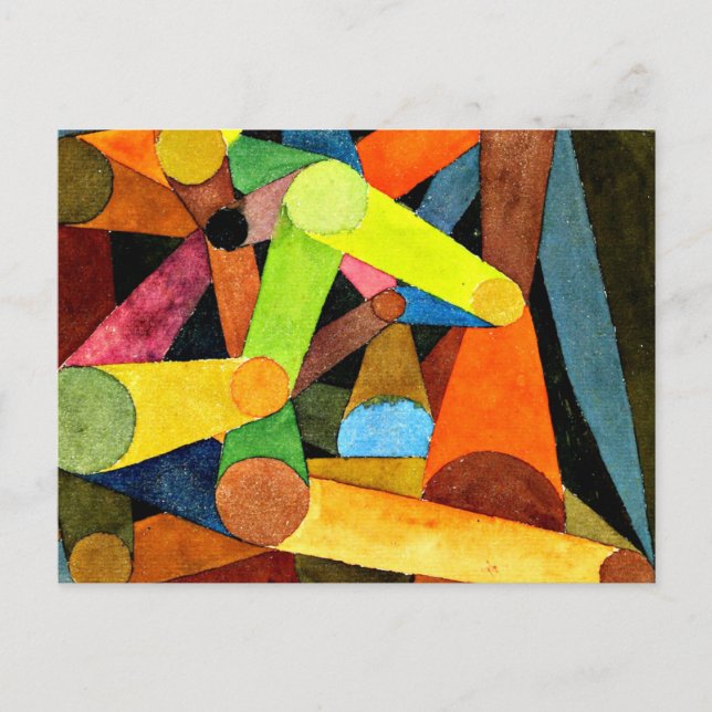 Klee - Geöffnete Gebirgswasserfarbe Postkarte (Vorderseite)