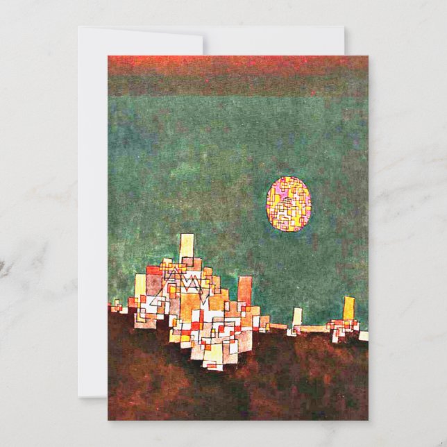 Klee - gewählter Standort, Karte (Vorderseite)