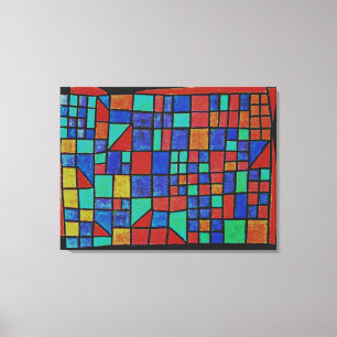 Klee - Glasfassade Leinwanddruck