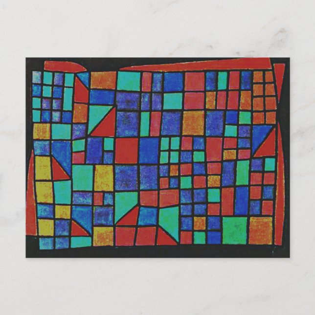 Klee - Glasfassade Postkarte (Vorderseite)