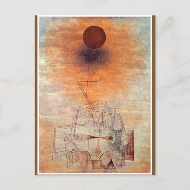 Klee - Grenzen des Intellekts Postkarte (Vorderseite)