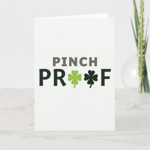 Klee-Grün-St.-Patricks-Karte Karte