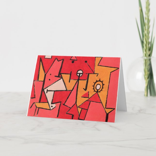 Klee - Hitze, bunte Malerei, Karte (Vorderseite)